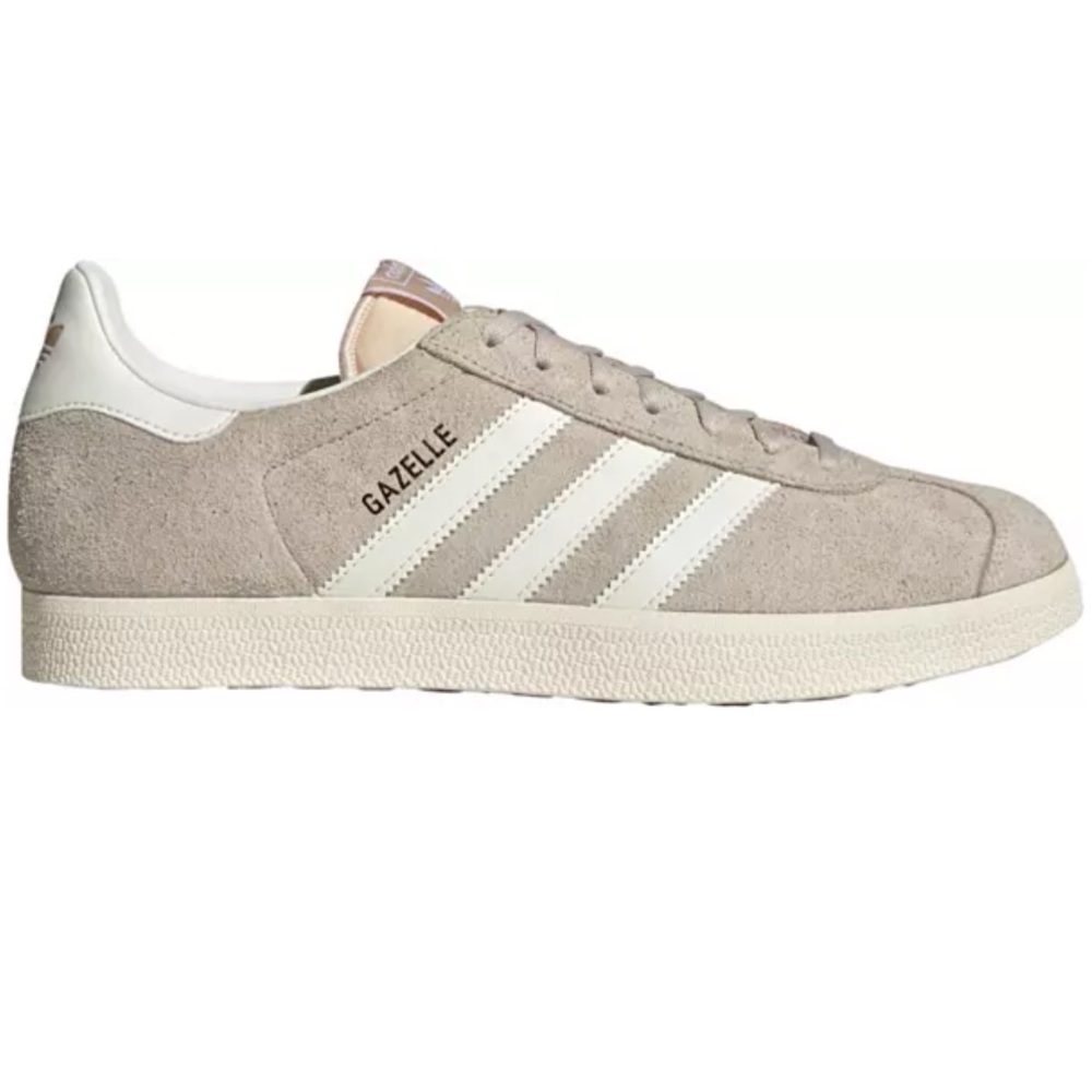 Adidas Gazelle Beige / White Sneakers  M 8.0 / W 9.5